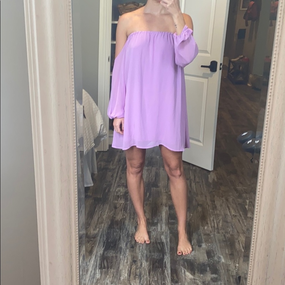 Off the shoulder dress